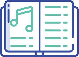Sheet outline color illustration vector