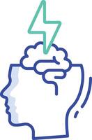 Stroke outline color illustration vector