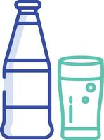 Inca Cola outline color illustration vector