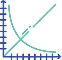 Physics outline color illustration vector