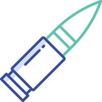 bullet outline color illustration vector