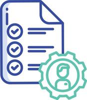 Project outline color illustration vector