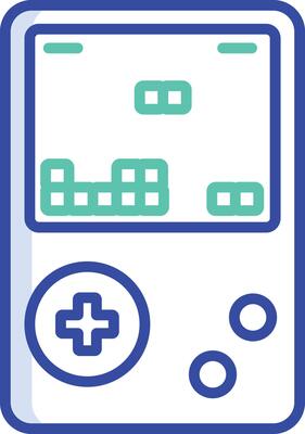 Game outline color illustration