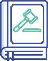 Constitution outline color illustration vector