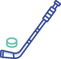 Hokey outline color illustration vector