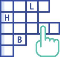 puzzle outline color illustration vector