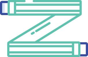 Expander outline color illustration vector