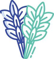 Brich Whisk outline color illustration vector