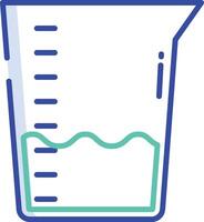 Container outline color illustration vector