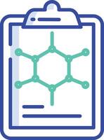 Sheet outline color illustration vector