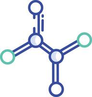Structure outline color illustration vector