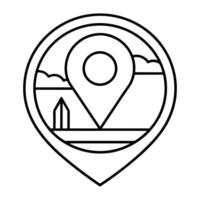 location icon design vector