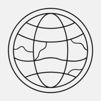 globe icon design vector