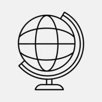 globe icon design vector