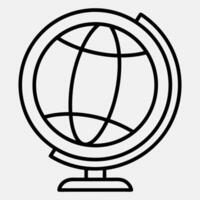 globe icon design vector