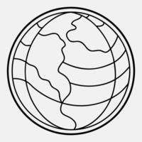 globe icon design vector