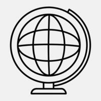 globe icon design vector