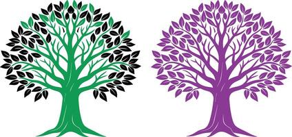 Set tree. high resolution set tree vector