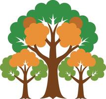 Set tree. high resolution set tree vector