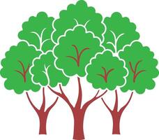 Set tree. high resolution set tree vector