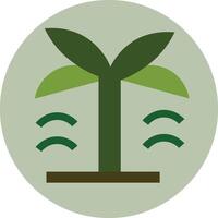 Green Tree Icon Design vector