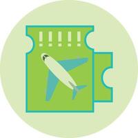 Airplane Document Icon vector