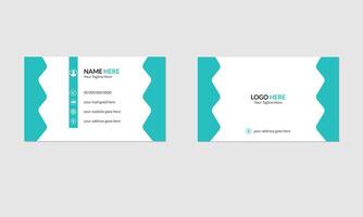 business card template vector