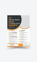 Professional flyer design template vector