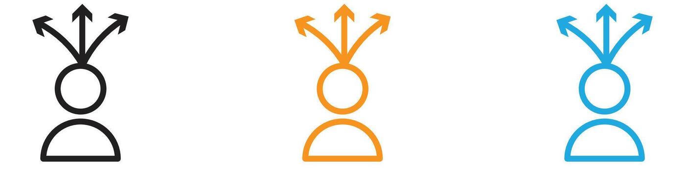 flexibilidad icono logo conjunto colección para web aplicación ui vector