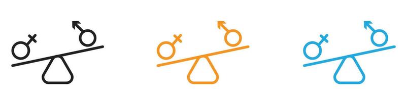 Hormone imbalance icon logo set collection for web app ui vector