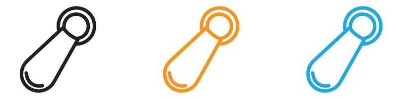 Key Chain Icon logo set collection for web app ui vector
