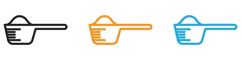 Scoop icon logo set collection for web app ui vector