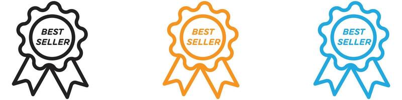 best seller icon logo set collection for web app ui vector