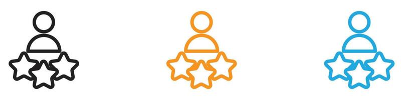 experience icon logo set collection for web app ui vector