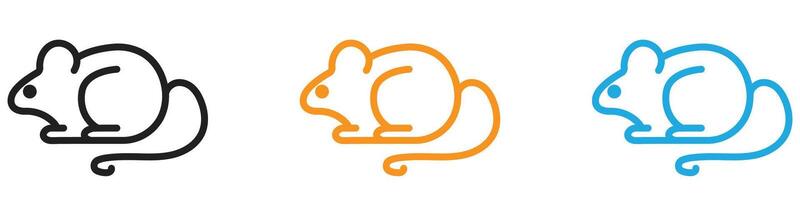 mouse animal icon vector