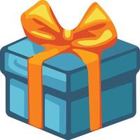 Blue Gift Box vector
