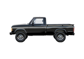 Classic pickup truck for versatile and rugged use. Isolated on a transparent background. png