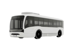 Modern city bus for efficient urban transportation. Isolated on a transparent background. png