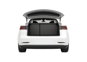 Black Car Trunk Open Isolated on a transparent background png