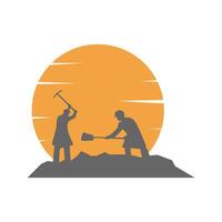 Labor day icon design vector