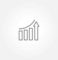 Dashboard admin line icon. Simple outline style. User panel template, data analysis, agency, graph, business linear sign. illustration isolated on white background. vector