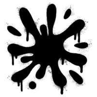 Spray Painted Graffiti Water splash icon Sprayed isolated with a white background. vector