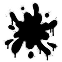 Spray Painted Graffiti Water splash icon Sprayed isolated with a white background. vector