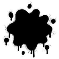 Spray Painted Graffiti Water splash icon Sprayed isolated with a white background. vector