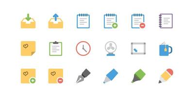 Office and Document Icons vector