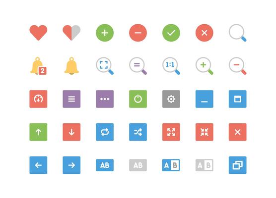 User Interface Flat Icons Collection