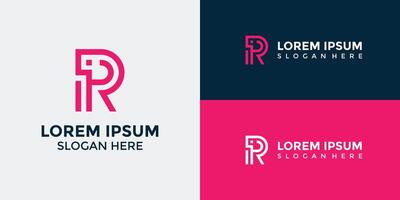 R Logo Design Template Graphic Branding vector