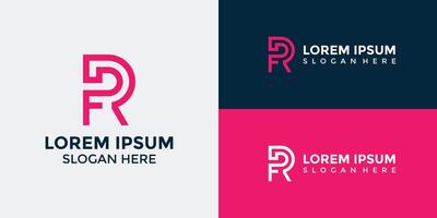 R Logo Design Template Graphic Branding vector