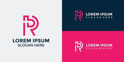 R Logo Design Template Graphic Branding vector