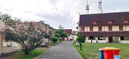 Fort Rotterdam or Benteng Ujung Pandang is a fort inherited from the Gowa-Tallo Kingdom built in 1545. Fort Rotterdam is located in the center of Makassar city. South Sulawesi, Indonesia July 15 2024 photo